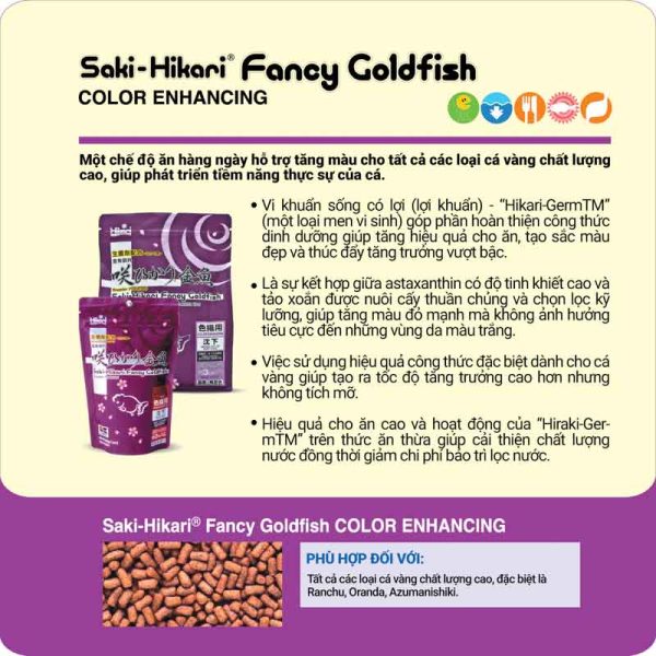 Saki-Hikari Fancy Goldfish Color Enhancing
