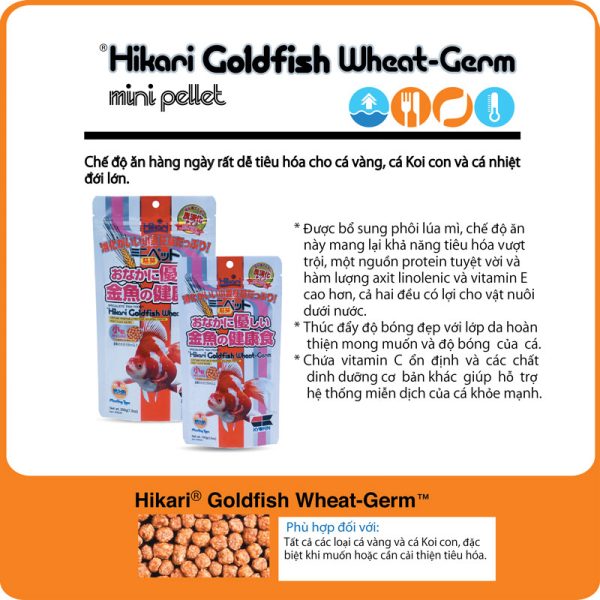 Hikari Goldfish Wheat-germ