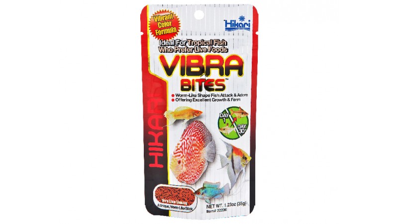Bảo quản thức ăn Hikari Tropical Vibra Bites đúng cách