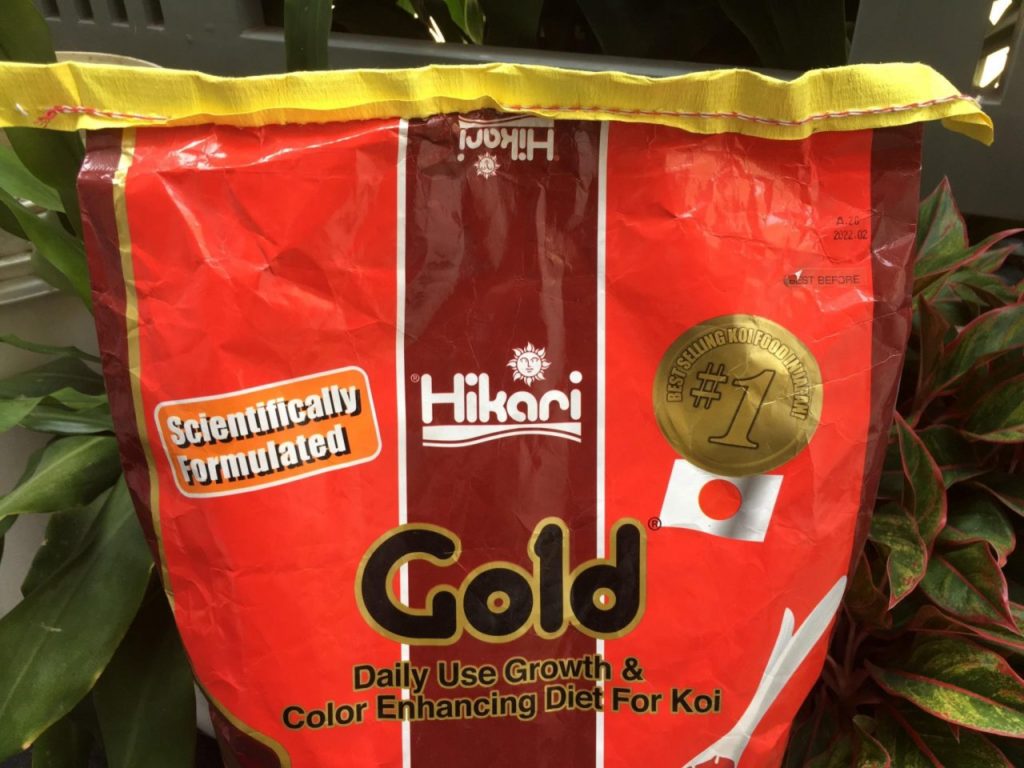 Lưu ý khi sử dụng thức ăn Hikari Gold cho cá Koi