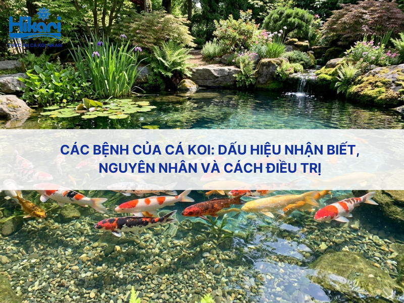 Các bệnh của cá Koi: dấu hiệu nhận biết, nguyên nhân và cách điều trị