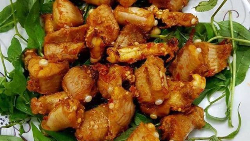 Cá mút đá nướng Cá mút đá nướng