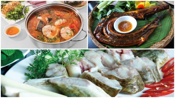 Các món ăn phổ biến từ cá chình biển