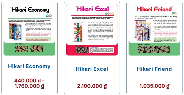 Hikari – thức ăn cho cá Koi Nhật