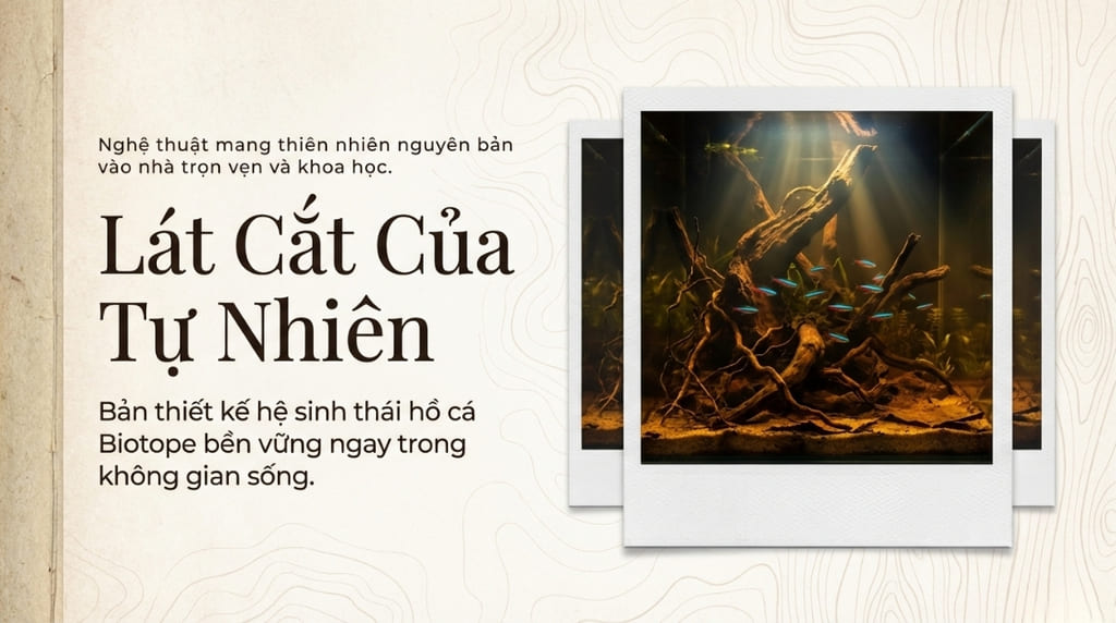 Bể cá Biotope là gì? Hướng dẫn thiết lập chuẩn tự nhiên