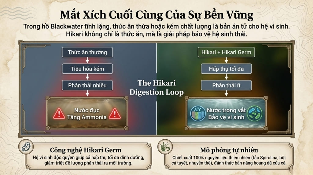 Tại sao thức ăn Hikari Nhật Bản là lựa chọn số 1 cho hệ sinh thái Biotope?