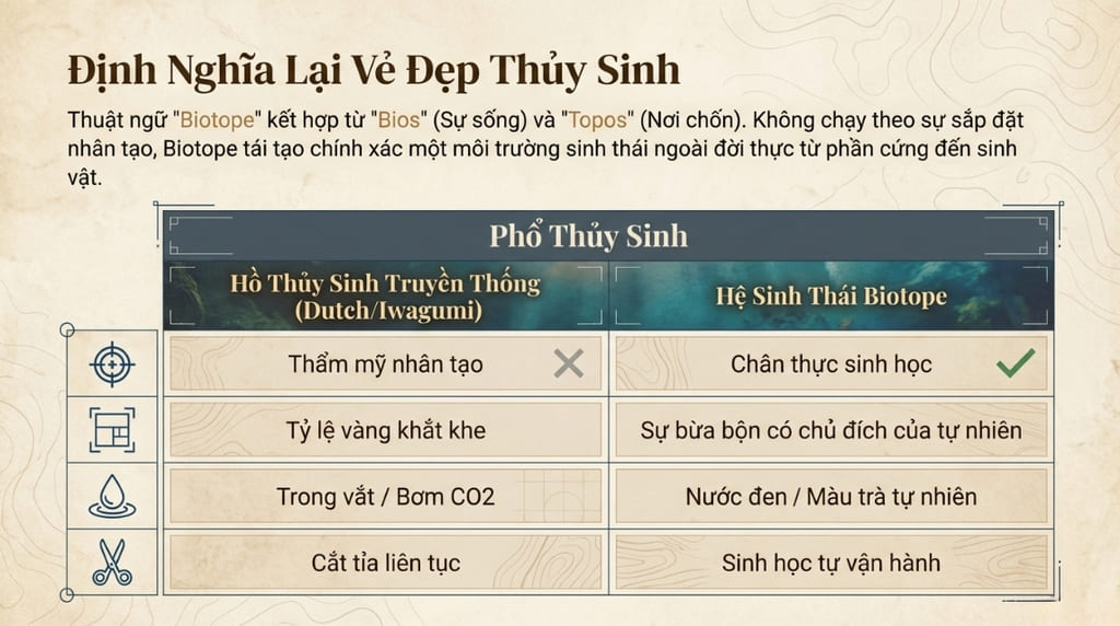 Khái niệm bể cá Biotope là gì?