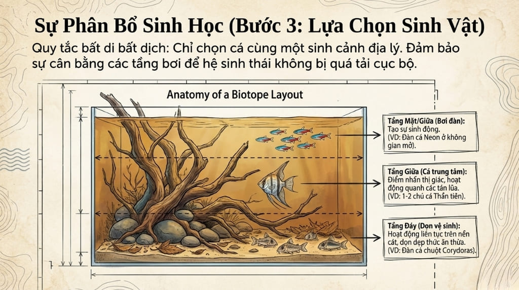 Lựa chọn dòng cá phù hợp với môi trường