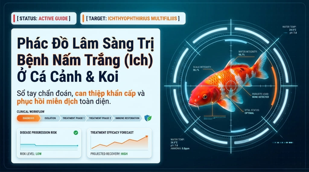 Cá bị nấm trắng: Nguyên nhân & Cách điều trị hiệu quả nhất
