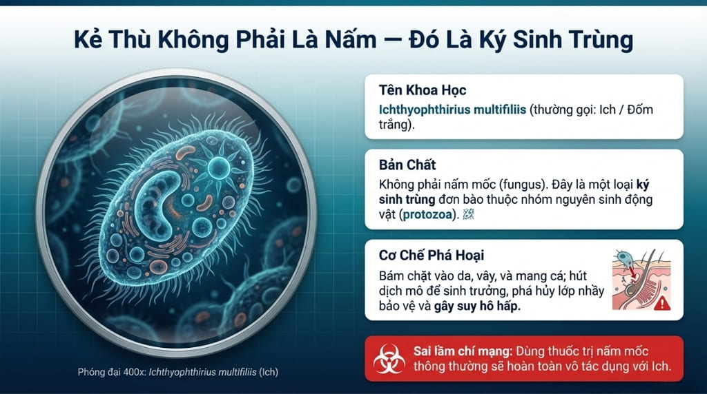 Cá bị nấm trắng: Nguyên nhân & Cách điều trị hiệu quả nhất