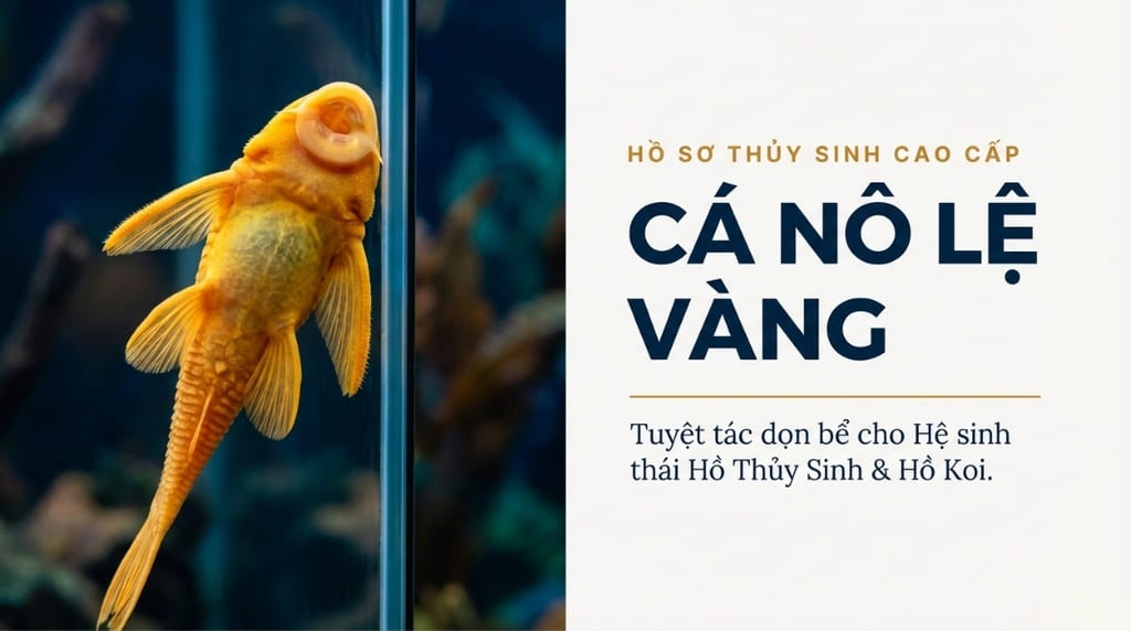 Cá nô lệ vàng: Cách nuôi và chăm sóc cá nô lệ vàng hiệu quả