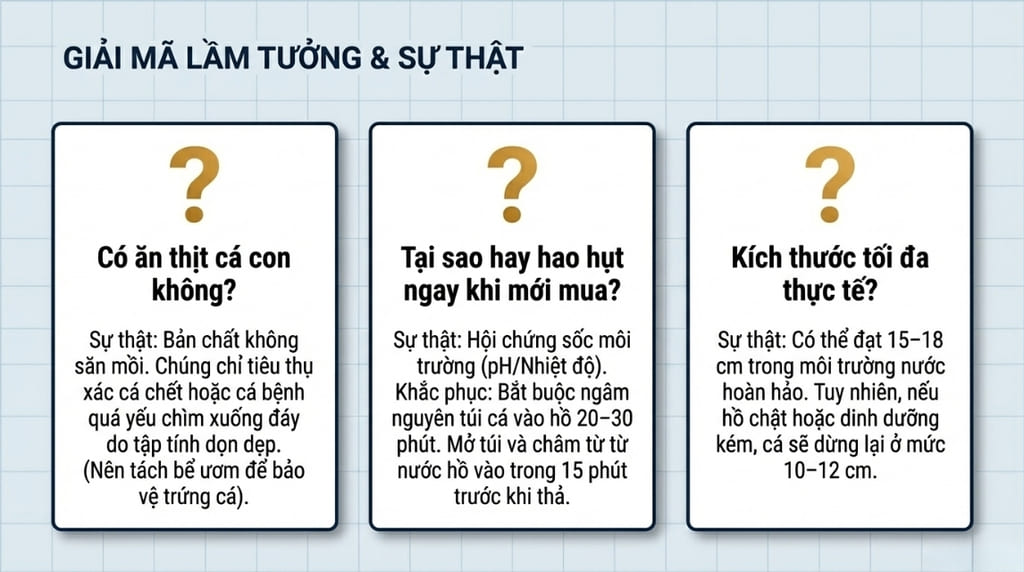 Câu hỏi thường gặp về cá nô lệ vàng