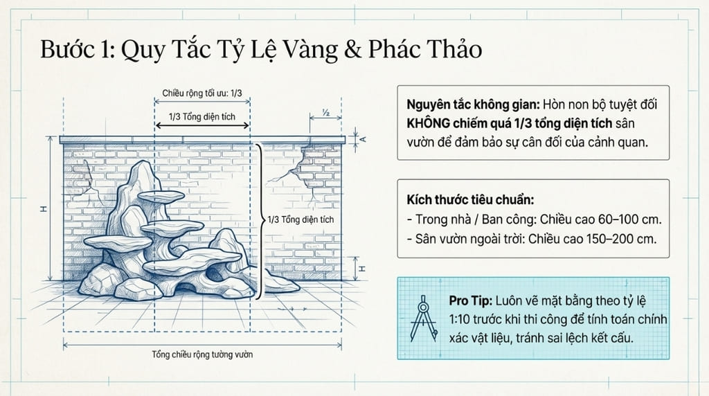 Lên ý tưởng và phác thảo hình dáng tiểu cảnh Lên ý tưởng và phác thảo hình dáng tiểu cảnh