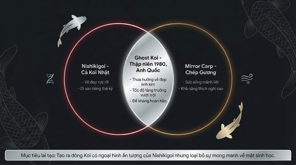 Ghost Koi là gì? Nguồn gốc của loài cá Koi Ma