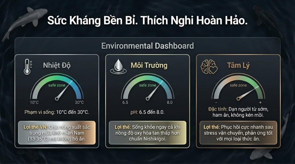 Sức đề kháng và khả năng thích nghi tốt