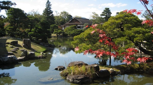 Hồ cá Koi tại Cung điện Katsura Imperial Villa (Nhật Bản)
