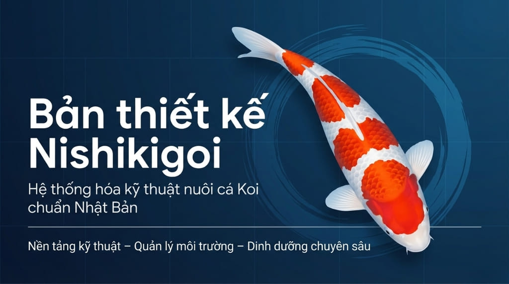 Kỹ thuật nuôi cá Koi chuẩn nhật: Bí quyết cá khỏe & đẹp