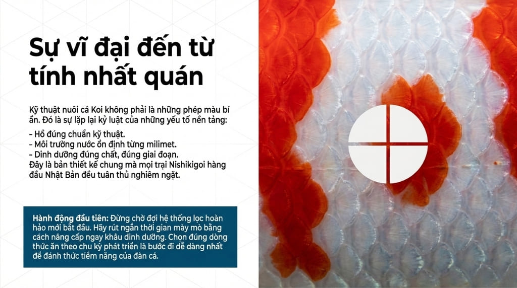 Chiến lược phòng bệnh chủ động cho đàn Koi