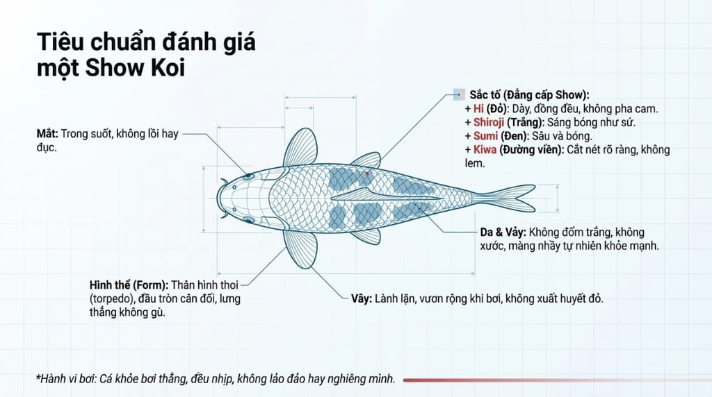 Tiêu chí lựa chọn cá khỏe mạnh
