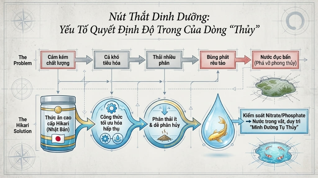 Chế độ dinh dưỡng chuyên sâu cho cá ngoài trời