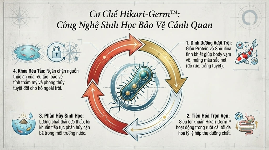 Lợi ích vượt trội của thức ăn Hikari mang lại